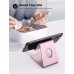 Lamicall Cell Phone Stand, Desk Phone Holder Cradle, Compatible with Phone 12 Mini 11 Pro Xs Max XR X 8 7 6 Plus SE, All Smartphones Charging Dock, Office Desktop Accessories - Silver